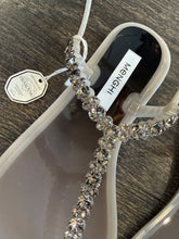 Carica l'immagine nel visualizzatore di Gallery, MENGHI SANDALO INFRADITO SWAROVSKI CUMINO