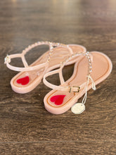 Carica l'immagine nel visualizzatore di Gallery, MENGHI SANDALO INFRADITO SWAROVSKI ROSA