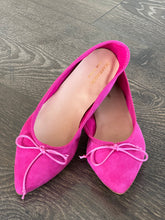 Carica l'immagine nel visualizzatore di Gallery, MARRADINI BALLERINA IN CAMOSCIO FUXIA