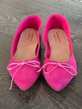 Carica l'immagine nel visualizzatore di Gallery, MARRADINI BALLERINA IN CAMOSCIO FUXIA