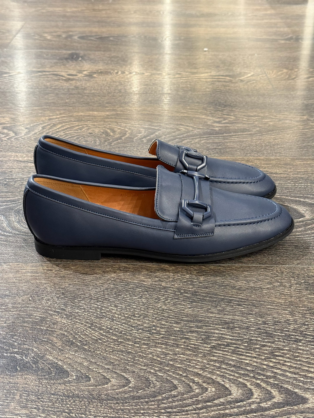 FRANCESCO MILANO MOCASSINO IN PELLE BLU