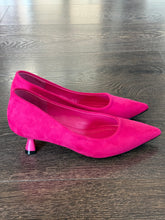 Carica l'immagine nel visualizzatore di Gallery, FRANCESCO MILANO DECOLLETE' IN CAMOSCIO FUXIA TACCO 4,5 CM
