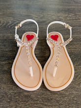 Carica l'immagine nel visualizzatore di Gallery, MENGHI SANDALO INFRADITO SWAROVSKI ROSA
