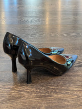 Carica l&#39;immagine nel visualizzatore di Gallery, FRANCESCO MILANO DECOLLETE&#39; IN VERNICE NERA  TACCO 8CM
