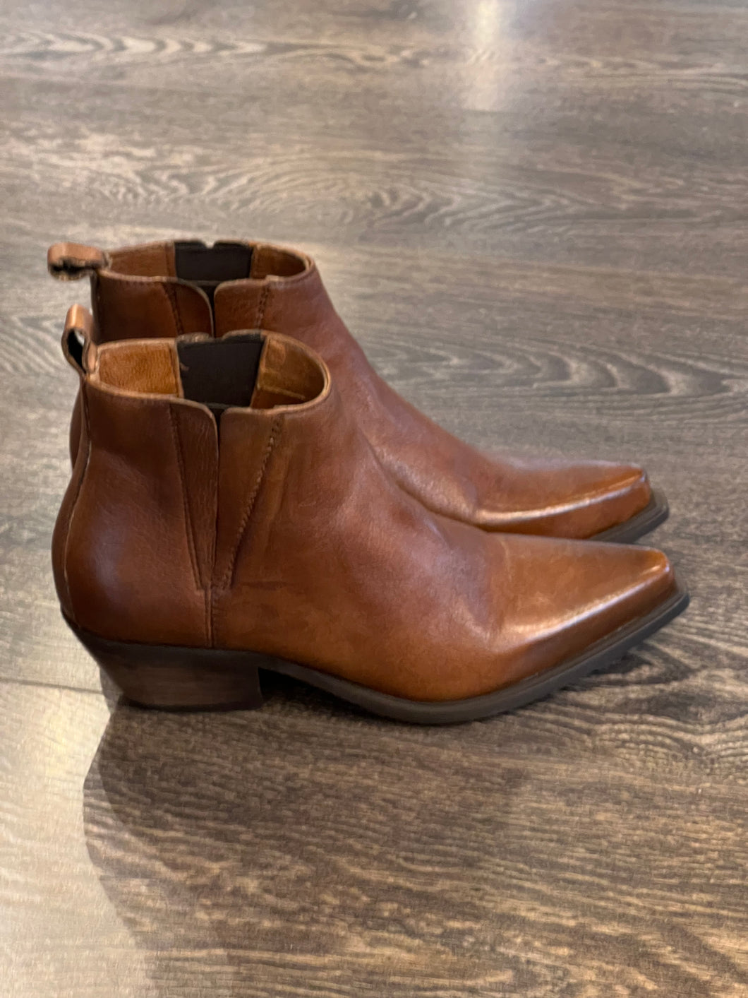 ZOE TEXANO IN PELLE CUOIO DOPPIO  ELASTICO