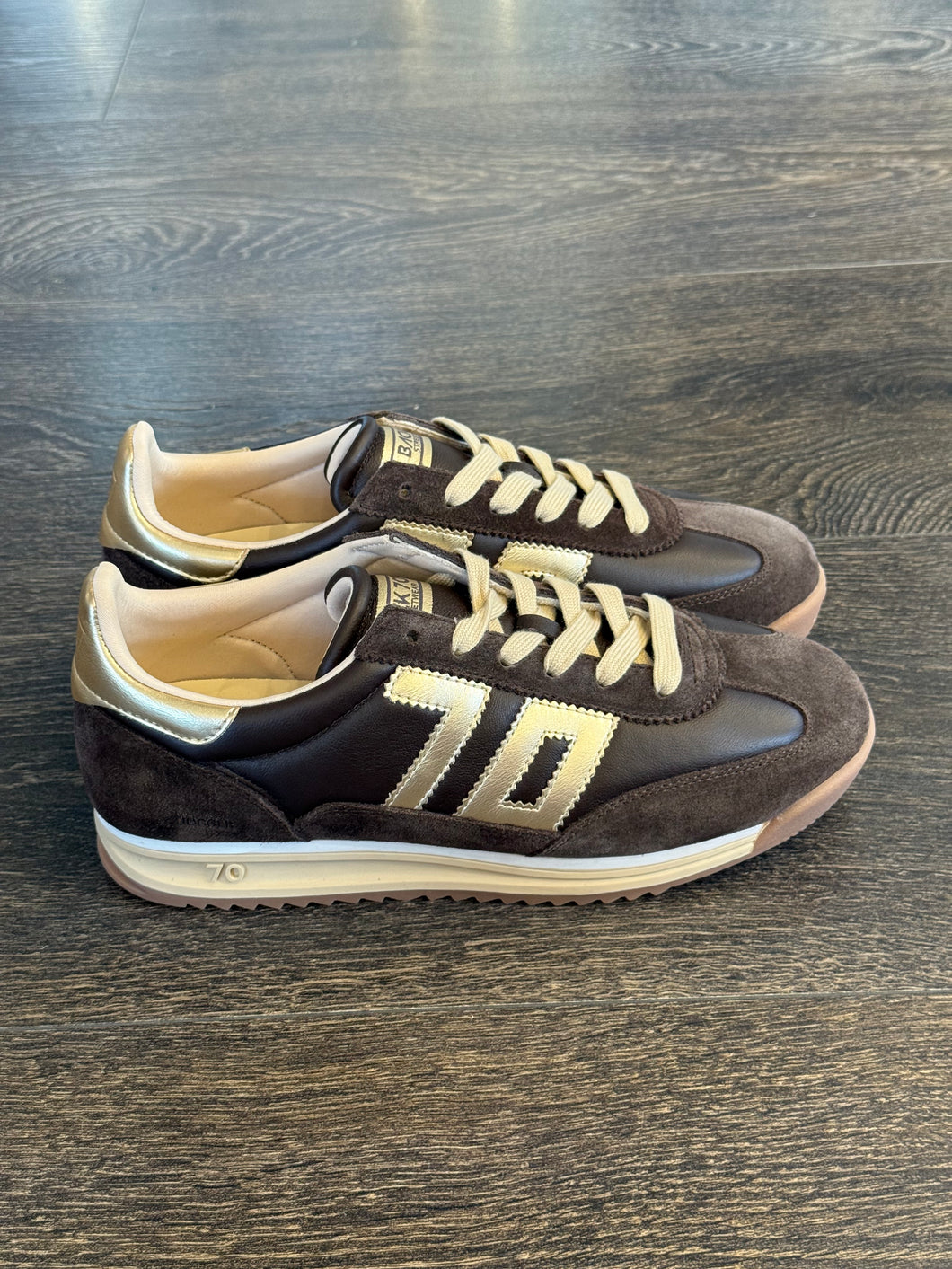 BACK70 SNEAKER IN NAPPA MARRONE