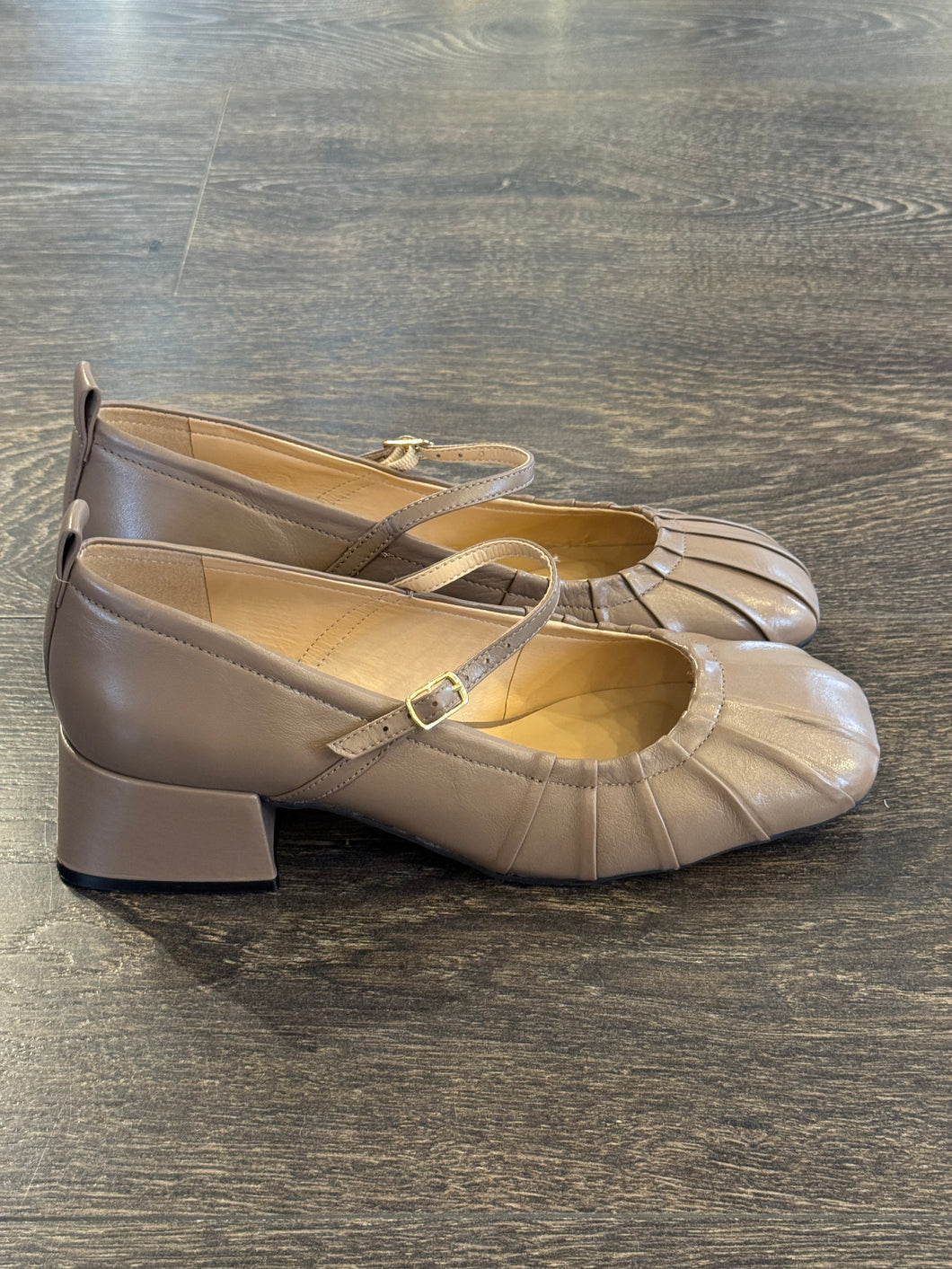 CECIL BEBE' IN NAPPA FANGO PLISETTATA TC 4 CM