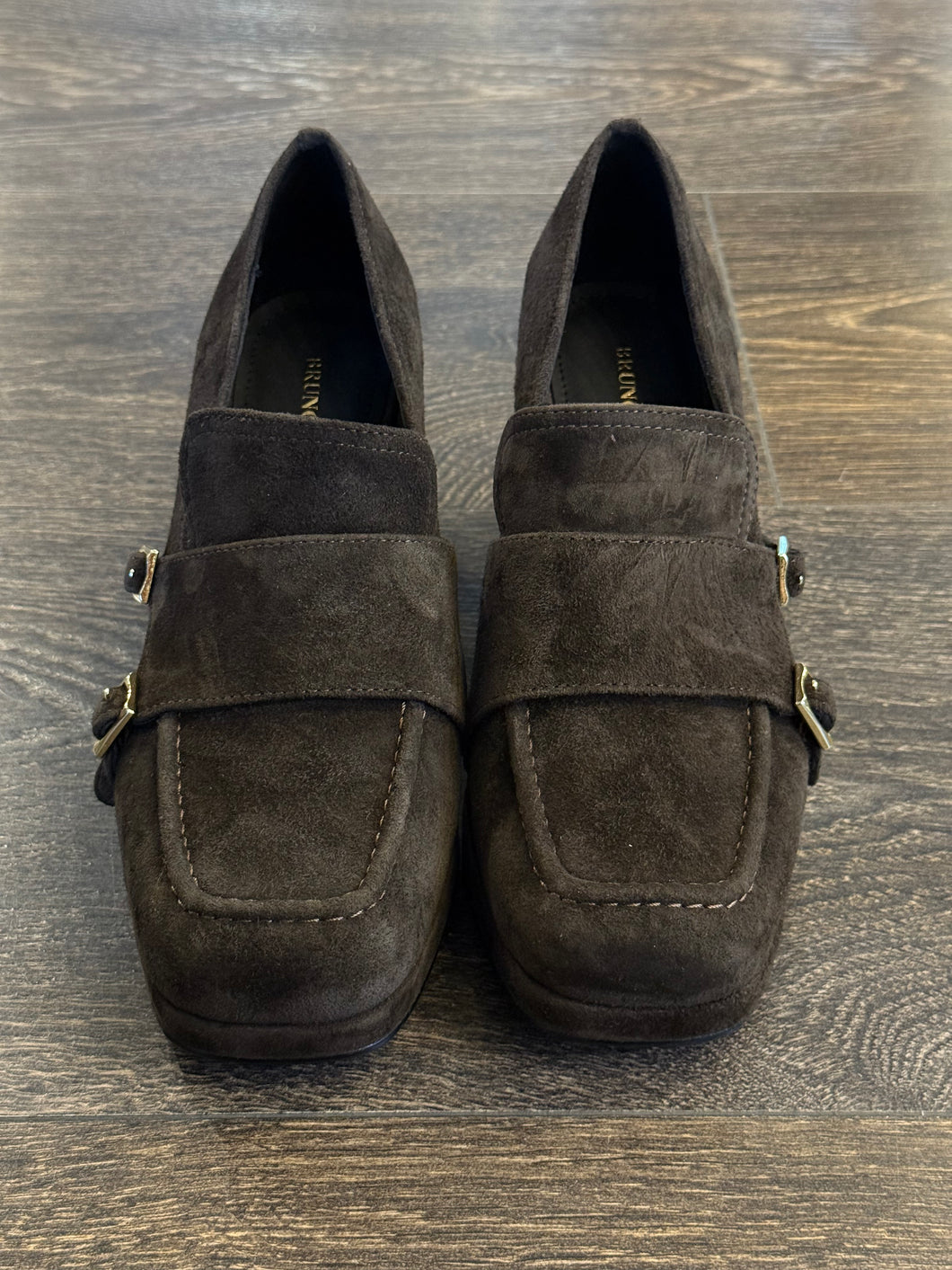 BRUNO PREMI MOCASSINO IN CAMOSCIO MARRONE