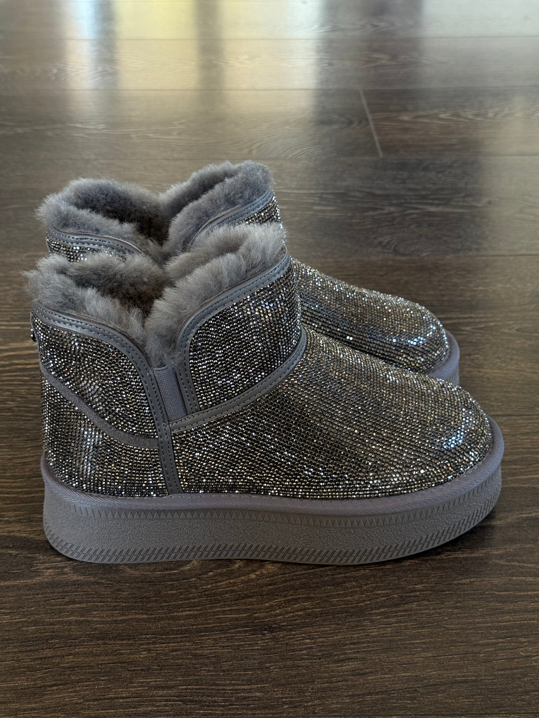 FORNARINA PELOSOTTO STRASS GRIGIO