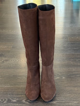 Carica l'immagine nel visualizzatore di Gallery, LUIS ANNE STIVALE CROSTA MARRONE TACCO 7 CM Made in Italy
