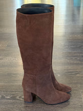 Carica l'immagine nel visualizzatore di Gallery, LUIS ANNE STIVALE CROSTA MARRONE TACCO 7 CM Made in Italy
