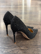 Carica l'immagine nel visualizzatore di Gallery, FRANCESCO MILANO DECOLLETE' IN STRASS NERO TACCO 10 CM
