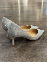 Carica l'immagine nel visualizzatore di Gallery, FRANCESCO MILANO DECOLLETE' IN STRASS ARGENTO TACCO 6 CM
