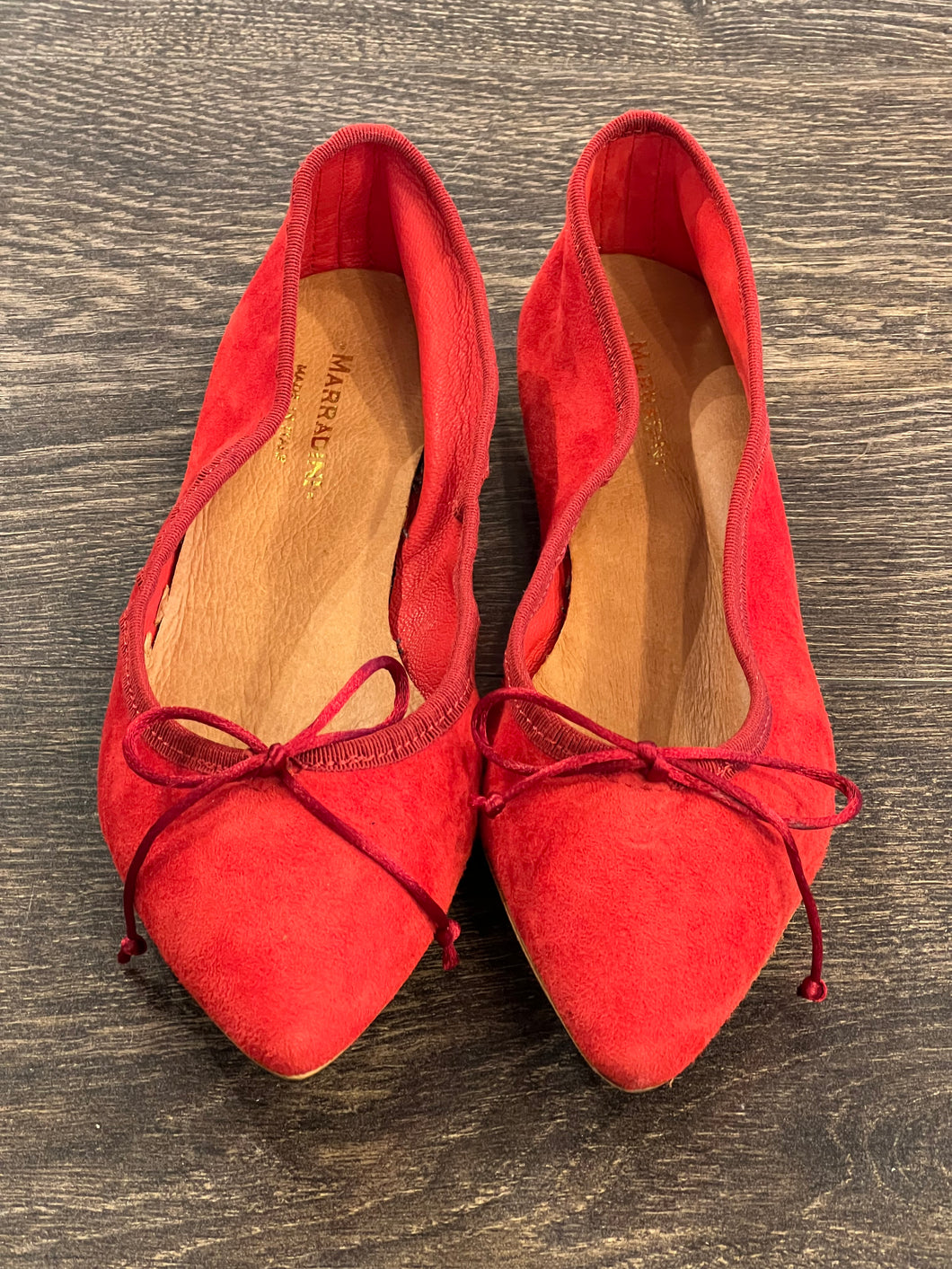 MARRADINI BALLERINA CAMOSCIO ROSSO