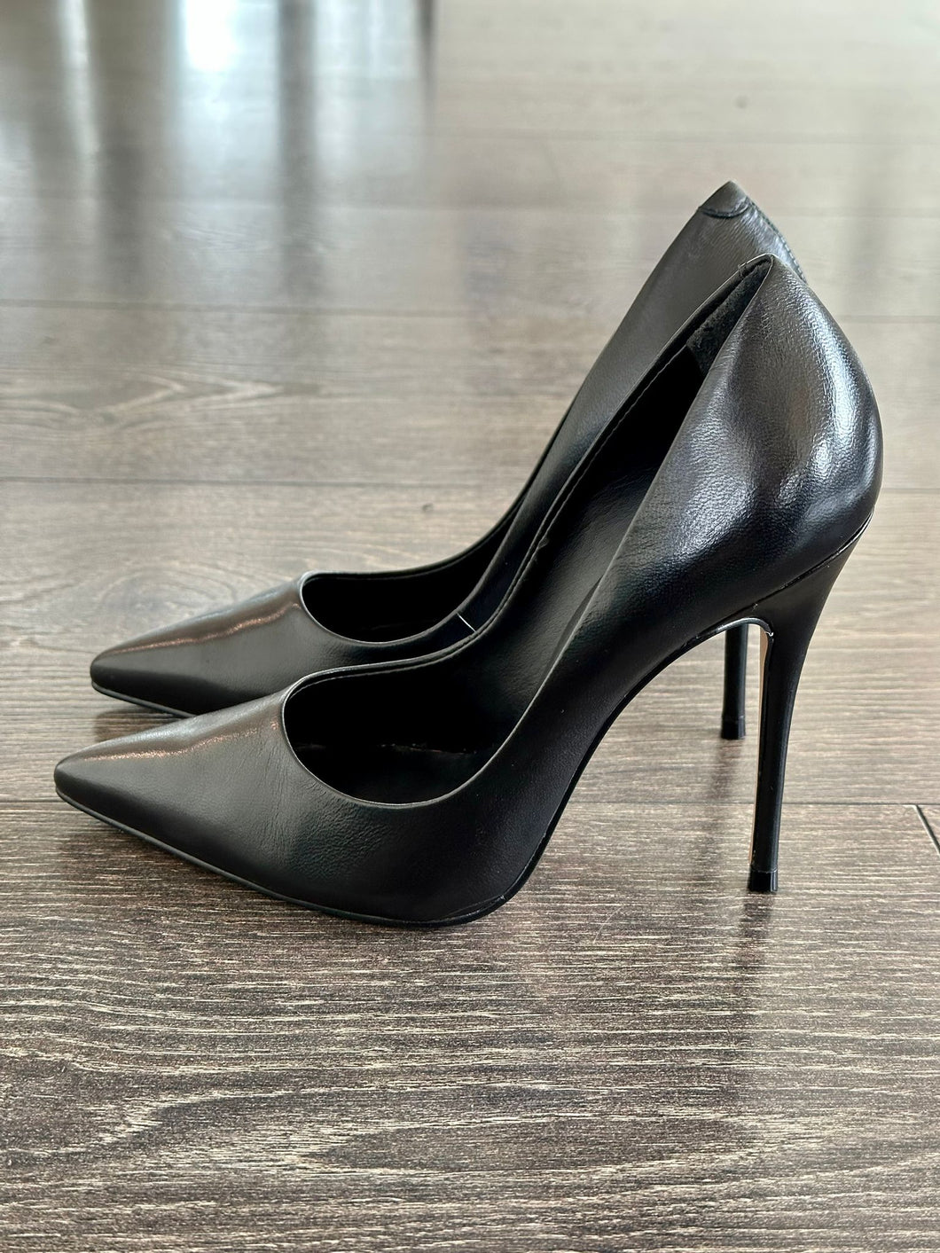 CARRANO DECOLLETE TACCO 10,5CM IN PELLE NERA