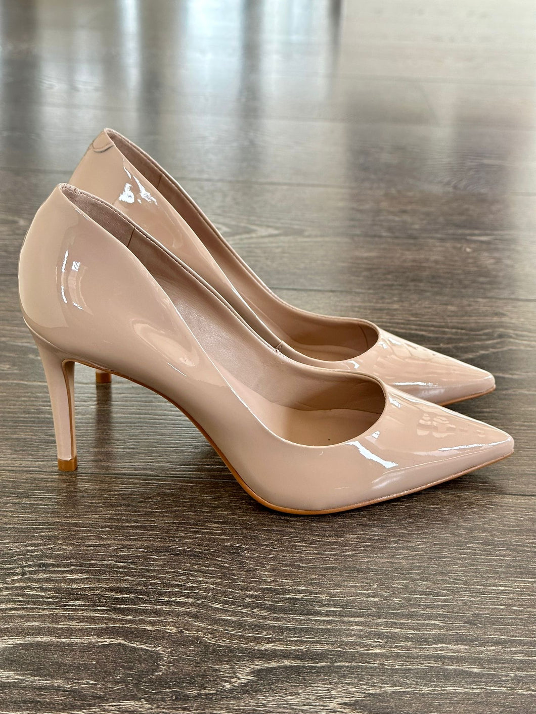 CARRANO DECOLLETE' IN VERNICE NUDE TACCO 8,5CM