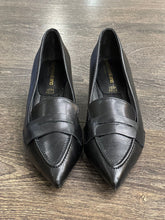 Carica l&#39;immagine nel visualizzatore di Gallery, FRANCESCO MILANO DECOLLETE&#39;-MOCASSINO  PELLE NERA TACCO 4 CM
