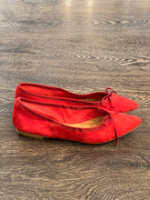 Carica l&#39;immagine nel visualizzatore di Gallery, MARRADINI BALLERINA CAMOSCIO ROSSO
