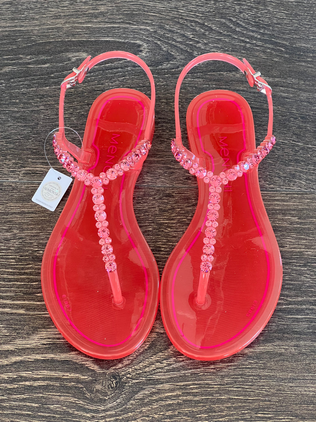 MENGHI SANDALO INFRADITO SWAROVSKI LOLLIPOP
