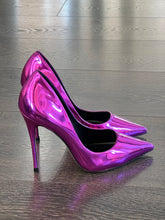 Carica l&#39;immagine nel visualizzatore di Gallery, CARRANO DECOLLETE TACCO 10,5CM SPECCHIO FUXIA
