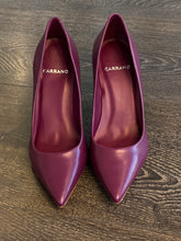 Carica l'immagine nel visualizzatore di Gallery, CARRANO DECOLLETE' IN PELLE DARK PURPLE TACCO 8,5CM
